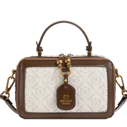 BEIAO Rectangle Bag - Luxury Embossed Handbag 2023
