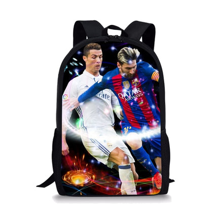 Football-star-Cristiano Ronaldo School Bags