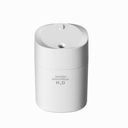 Anti-gravity Droplet Humidifier, 2023 New Bedroom Anti-gravity Humidifier, 800ml Water Capacity Mini Air Humidifier with LED Smart Display Clock, USB rechargeable Quiet Humidifier