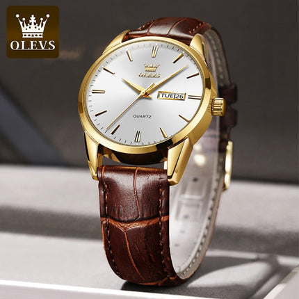 Mens Luxury Leather Watch