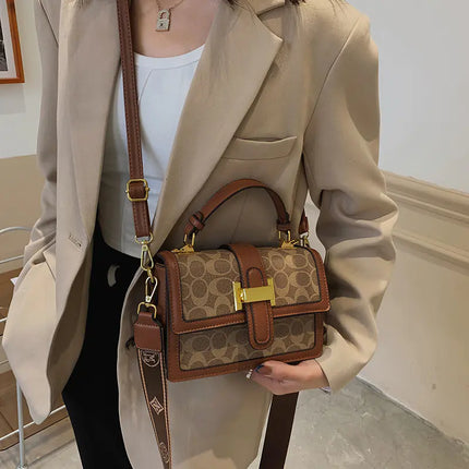 Luxury Pattern Retro Style Handbag for Ladies