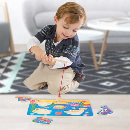 Wooden Magnetic Fishing Toy