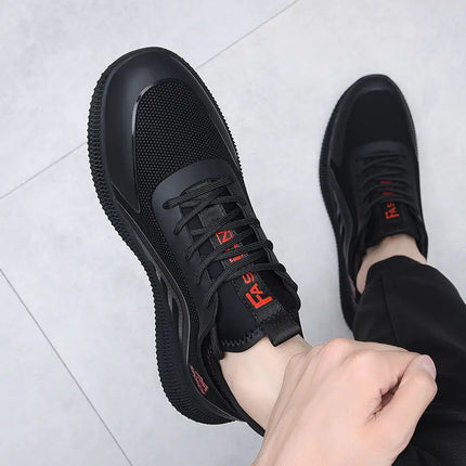 Men's Waterproof Breathable Casual Sports Shoes - Black