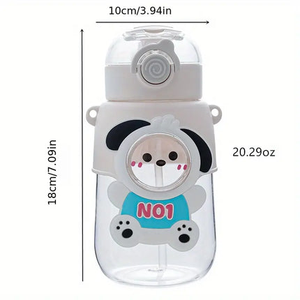 Kawaii Insulated Stainless Steel Water Bottle with Straw