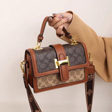 Luxury Pattern Retro Style Handbag for Ladies