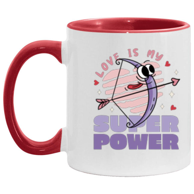 Super Power Coffee 11oz Accent Mug