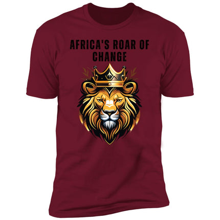 Africa's Roar Of Change Premium Short Sleeve T-Shirt