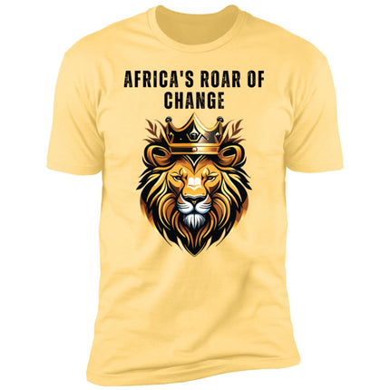 Africa's Roar Of Change Premium Short Sleeve T-Shirt