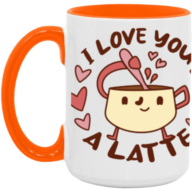 Love A Latte  15oz Accent Mug
