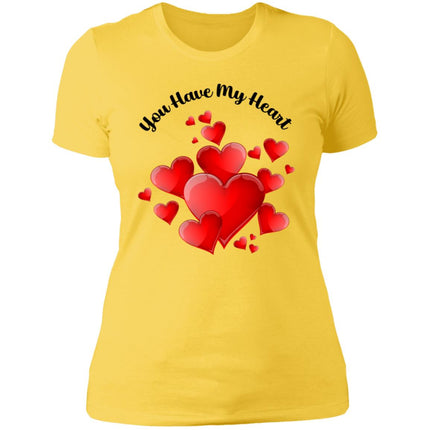 Love Heart Graphic Valentine's Day For Women's Girls Kids T-Shirt