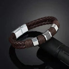 Brown Leather Cord Bracelet