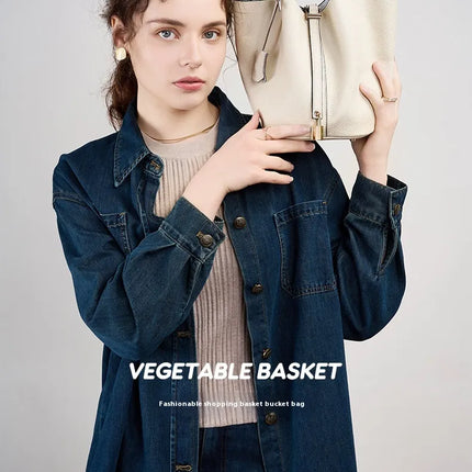 Bucket Vegetable Basket Handbag