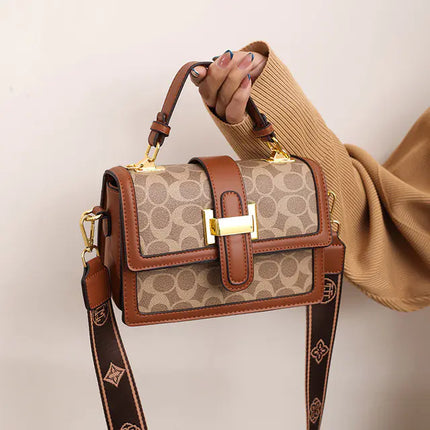 Luxury Pattern Retro Style Handbag for Ladies