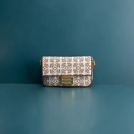 Diagonal Handbag in Summer Leather Cowhide