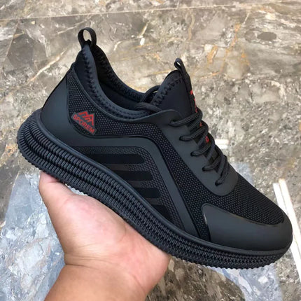 Men's Waterproof Breathable Casual Sports Shoes - Black