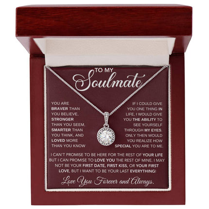 To My Beautiful Soulmate Eternal Hope Necklace