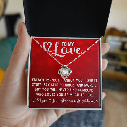 To My One True Love Necklace