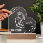 Wood LED Base with Cord