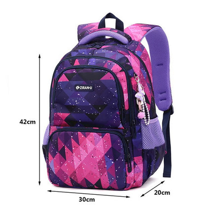 [NEW] 46 cm Primary School Bag | Boys Student Backpack | Lightweight Large Capacity Fully Open Design
