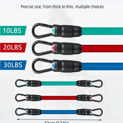 Ankle Resistance Bands Set, Ankle Tube Band with Adjustable, 60LB Three Different Pound Resistance Bands, Recoils and Glutes Workouts, Legs Resistance Bands with Ankle Strap for Women & Men