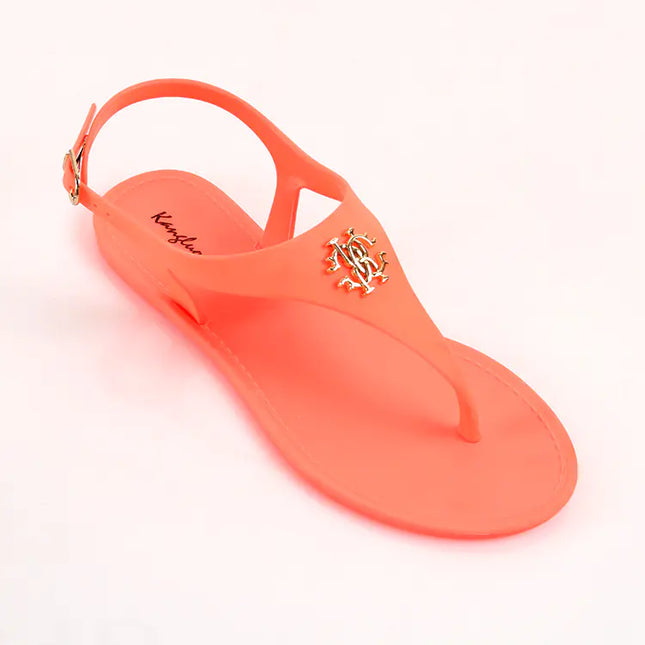 T-Buckle Roman Flip Flops for Women