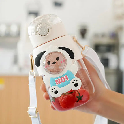 Kawaii Insulated Stainless Steel Water Bottle with Straw