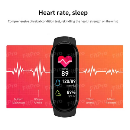 Mi 8 Band Smart Bracelet Heart Rate Smartwatch Fitness Tracker Blood Pressure Sport Bracelet