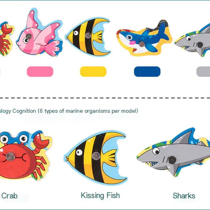 Wooden Magnetic Fishing Toy