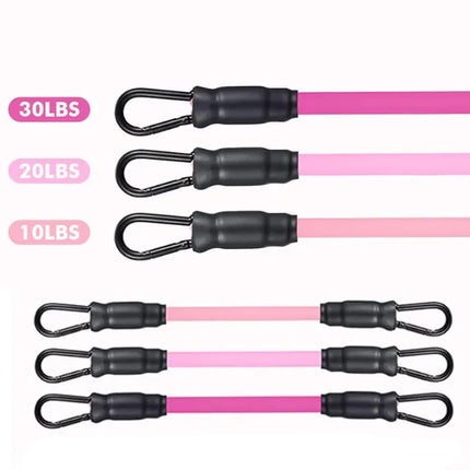 Ankle Resistance Bands Set, Ankle Tube Band with Adjustable, 60LB Three Different Pound Resistance Bands, Recoils and Glutes Workouts, Legs Resistance Bands with Ankle Strap for Women & Men