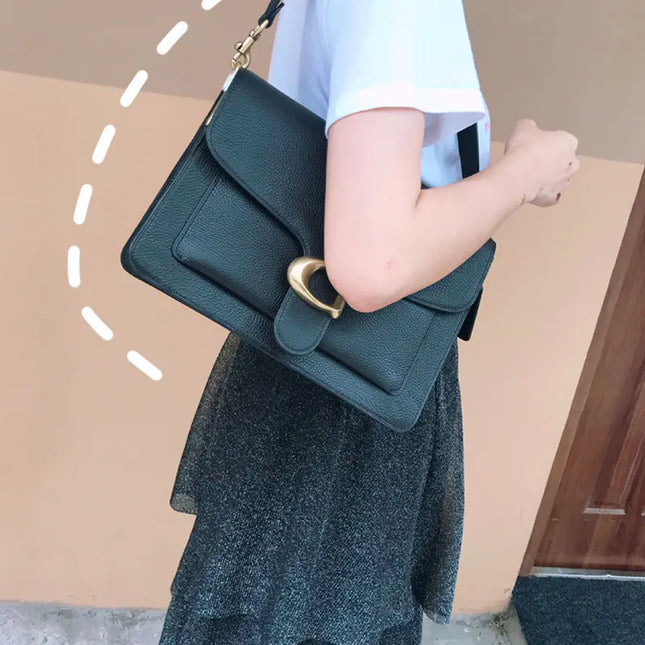 New Autumn-Winter Large Leather Women's Handbag