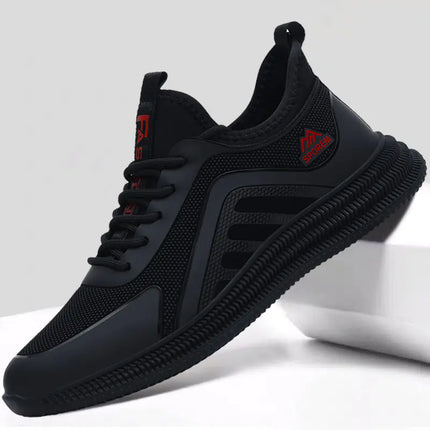 Men's Waterproof Breathable Casual Sports Shoes - Black