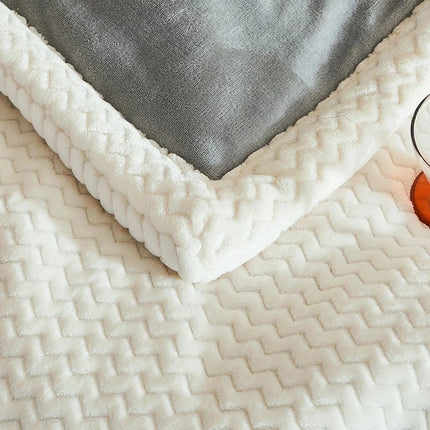 Super Soft Comforter Fleece Blanket Anti-Pilling Flocked