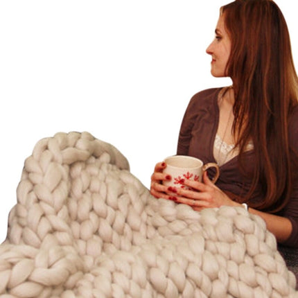 Handmade Chunky Knit Blanket