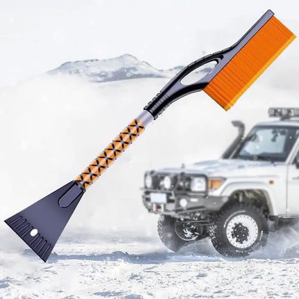 Best Snow Brush and Detachable Ice Scraper with Ergonomic Foam Grip for Cars, Trucks, SUVs (Heavy Duty ABS, PVC Brush)