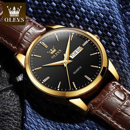 Mens Luxury Leather Watch