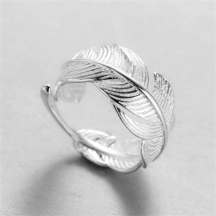 Personality Silver Plated Love Hug Rings