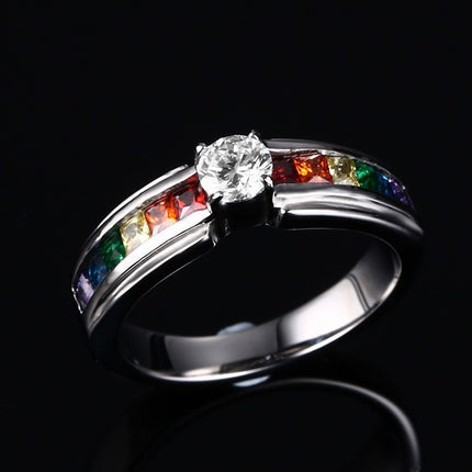 Zircon Rainbow Ring