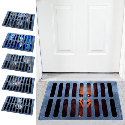 Halloween Doormat Clown Trap Horror Floor Pad 3D Illusion Doormat Funny Horror Door Mat
