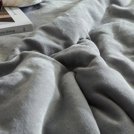 Super Soft Comforter Fleece Blanket Anti-Pilling Flocked
