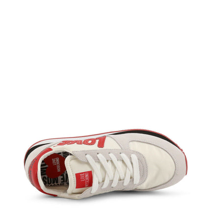 White Love Suede Sneakers