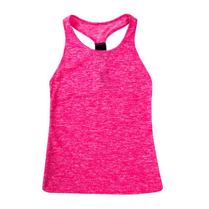 Casual Sleeveless Yoga Shirts Women Gym Tank Vest Tops Running Sporting Stretch Fast Dry Wicking Fitness Sports Bras
