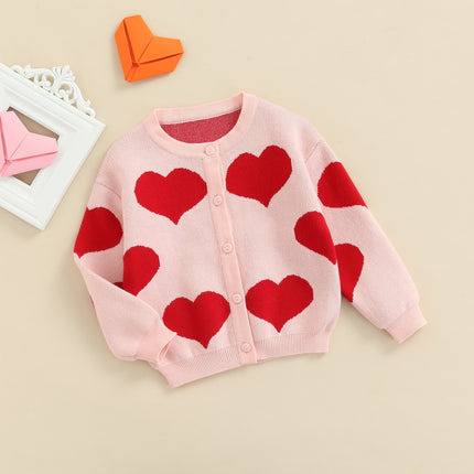 Heart Knitted Baby Sweater