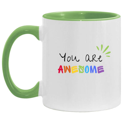 You Are Awesome 11 oz. Accent Mug