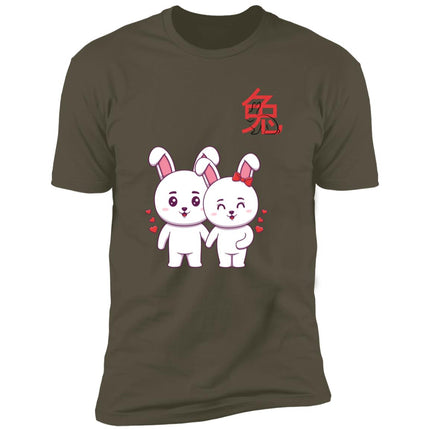 Love Rabbits' men's Short Sleeve T-Shirt