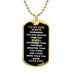 Military Chain (Gold) / No