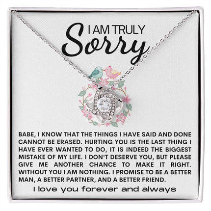 I AM TRULY SORRY | I LOVE YOU