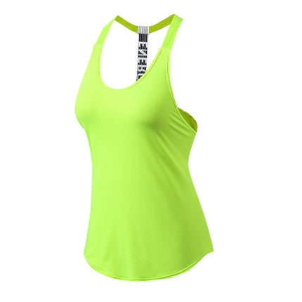 Fitness Top Women Breathable Gym Workout Tank Top Sexy Backless Sport T Shirt Women Running Shirt Sportwear