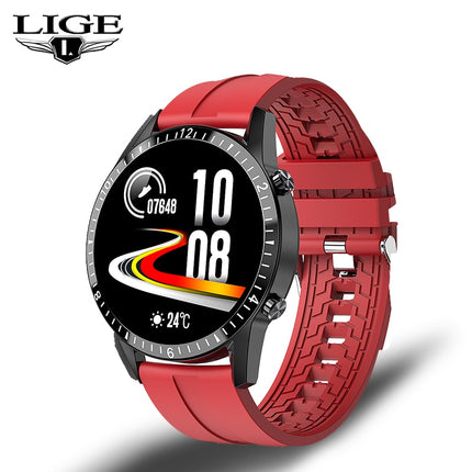 LIGE Smart Watch,  waterproof sports Fitness watch Android- iPhone Smartwatch-Bluetooth