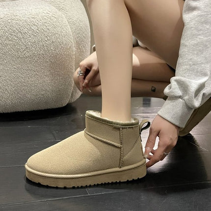 Women's Sheepskin Mini Snow Boots